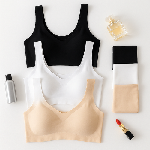 NOÂRA Silkéa — Corpiño Invisible Efecto Segunda Piel (Pack 3×1)